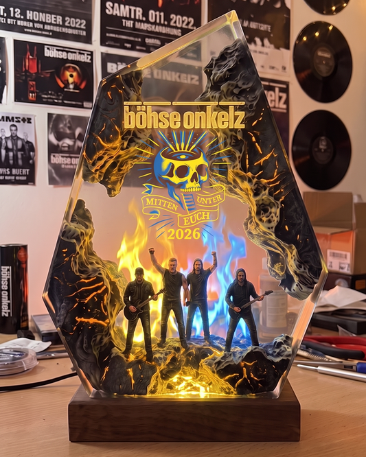 Böhse Onkelz Resin Lampe